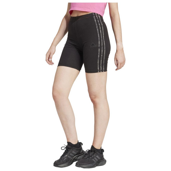 Adidas Γυναικείο ποδηλατικό κολάν All SZN 3-Stripes Garment Wash Bike Shorts